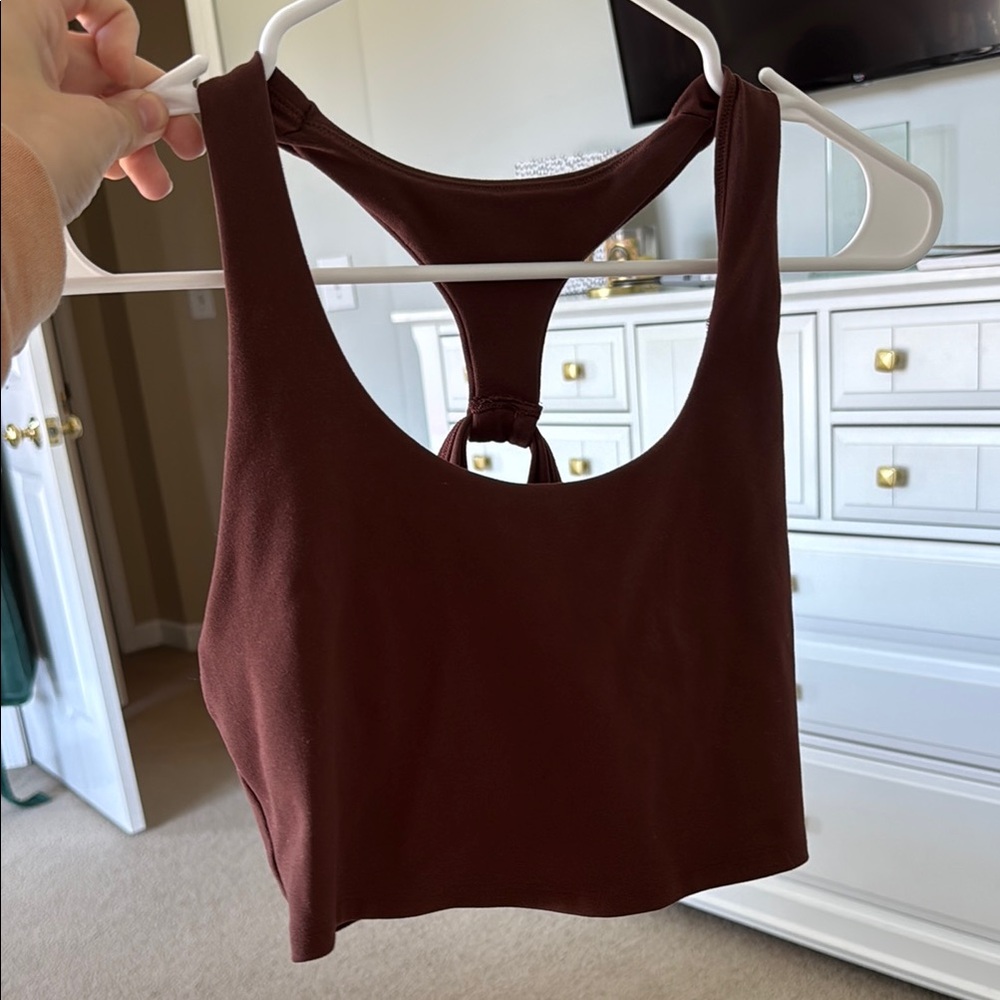 Gilly Hicks Brown Tank Top